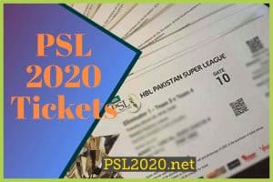 PSL 2020 Tickets