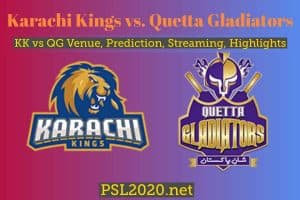 Karachi Kings vs. Quetta Gladiators