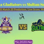 Quetta Gladiators vs Multan Sultans
